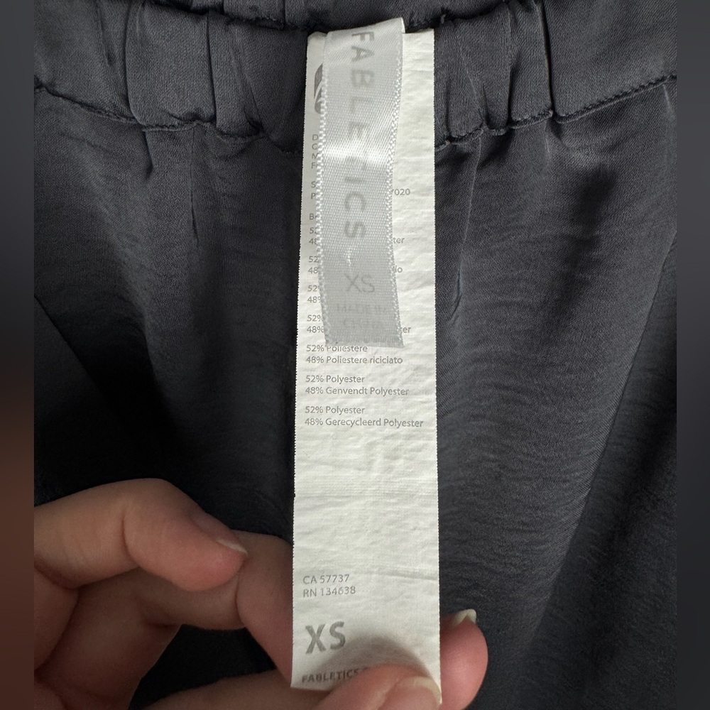 Fabletics Dark Gray Button-Down Shirt - image 4